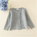 wholesale Kids cardigan sweater stylish simple wool handmade sweater design for girl